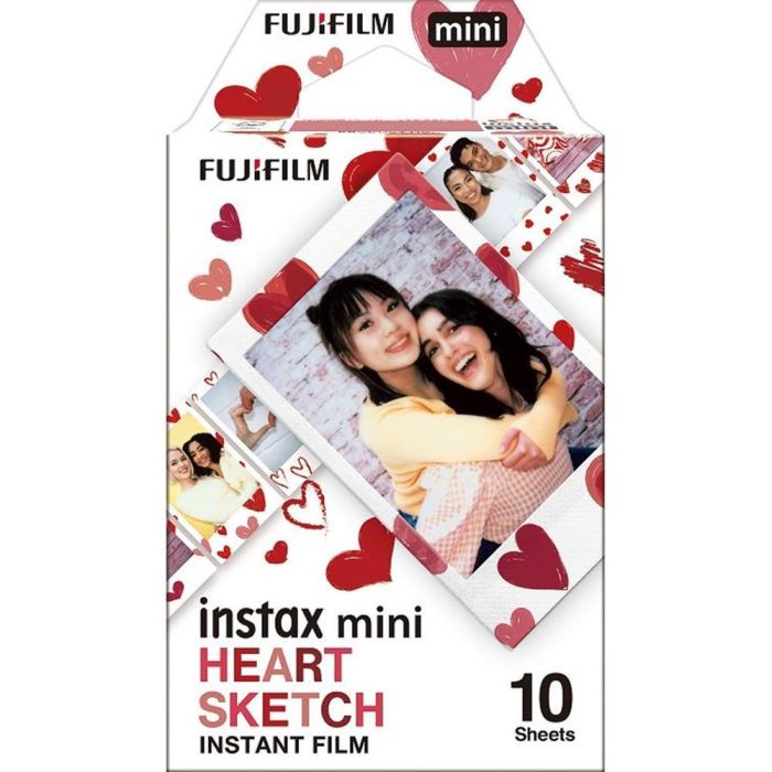Pelicula Fujifilm Instax Mini Heart Sketch 0 Pelicula Fujifilm Instax Mini Heart Sketch 0