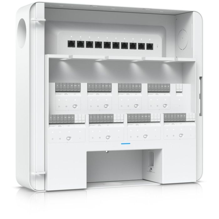Ubiquiti Enterprise Access Hub para Control de Acceso 8 Puertas con Respaldo de Batería, 10 Puertos Gigabit, 8 PoE 240W 6