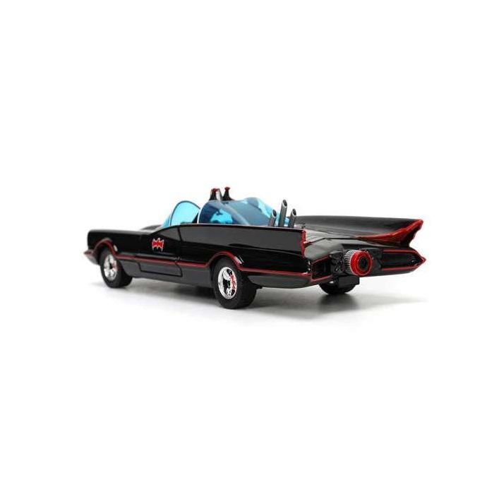 Coche metal batmóvil 1966 classic con 4 figuras de metal escala 1:24 19 cm 15