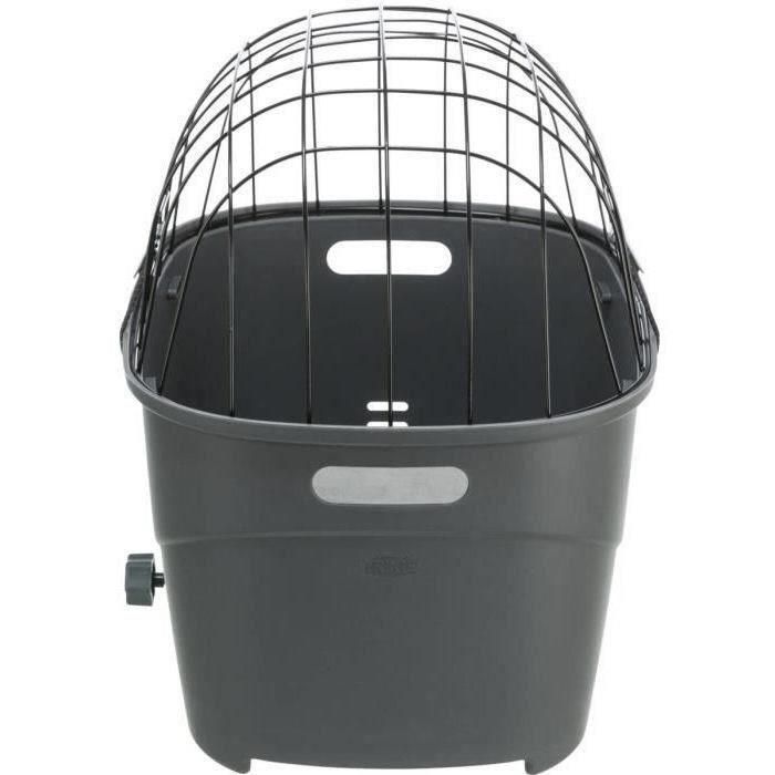Trixie Portaequipajes para perro de plástico y metal Gris - 36 x 47 x 46 cm 1 Trixie Portaequipajes para perro de plástico y metal Gris - 36 x 47 x 46 cm 1