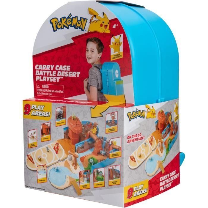 Mochila de entrenador del desierto - BANDAI - Pokémon - Universo de juegos Pokémon transportable 4 Mochila de entrenador del desierto - BANDAI - Pokémon - Universo de juegos Pokémon transportable 4