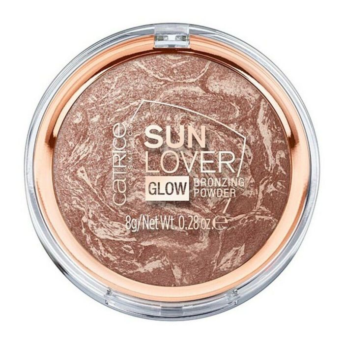 Catrice #010 SUN LOVER GLOW Polvos Bronceadores Luminosos, Cocidos al Horno, Veganos. Tono Sun-Kissed Bronze, 8 g.