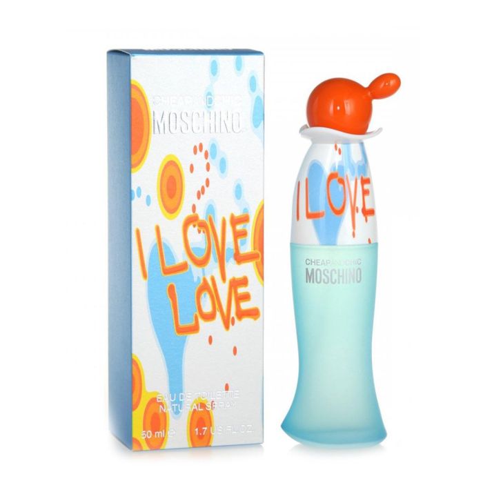 Moschino Cheap & Chic I Love Love Eau De Toilette 50 ml Vaporizador para Mujer - Floral Amaderada Almizcle Fresca