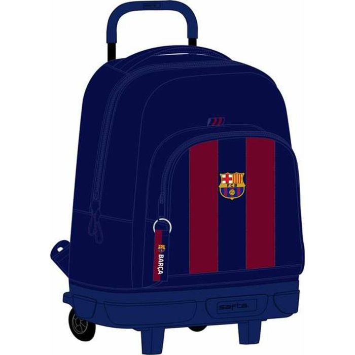 Mochila Escolar con Ruedas F.C. Barcelona Rojo Azul marino 33 X 45 X 22 cm Mochila Escolar con Ruedas F.C. Barcelona Rojo Azul marino 33 X 45 X 22 cm