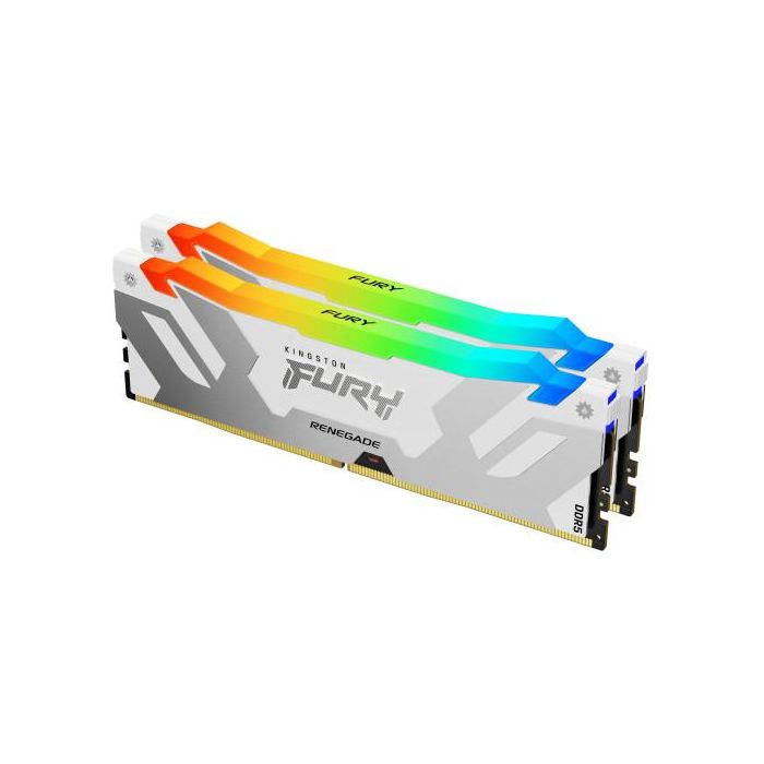Kingston FURY Renegade RGB Módulo de Memoria 32GB (2x16GB) DDR5 8000MT/s CL38 On-Die ECC XMP 3.0 - KF580C38RWAK2-32 Kingston FURY Renegade RGB Módulo de Memoria 32GB (2x16GB) DDR5 8000MT/s CL38 On-Die ECC XMP 3.0 - KF580C38RWAK2-32