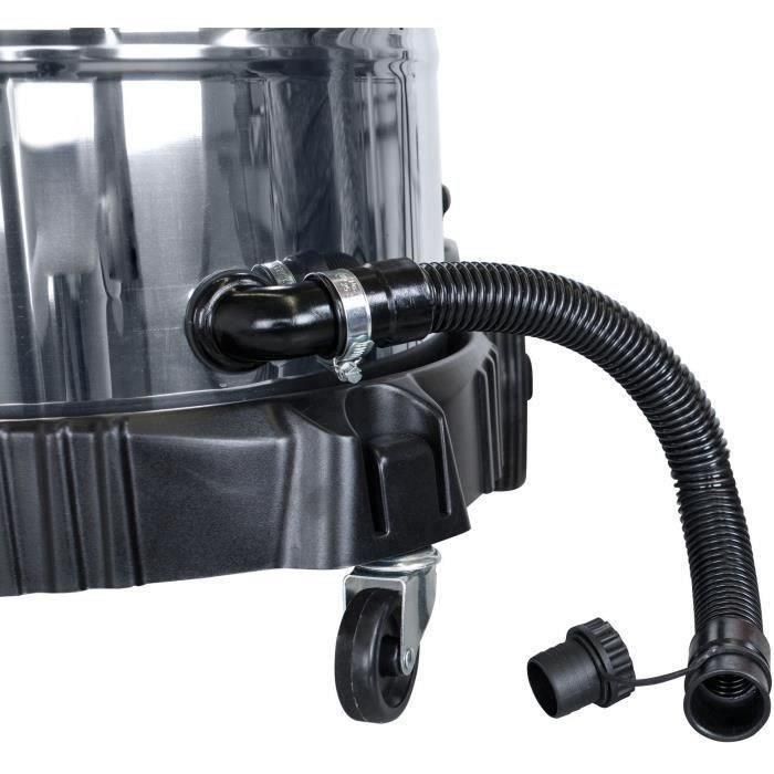 SCHEPPACH 50L 1400W aspirador en seco y húmedo con enchufe síncrono 200W + cepillo combinado, boquilla para rincones, filtro de espuma, 2 SCHEPPACH 50L 1400W aspirador en seco y húmedo con enchufe síncrono 200W + cepillo combinado, boquilla para rincones, filtro de espuma, 2