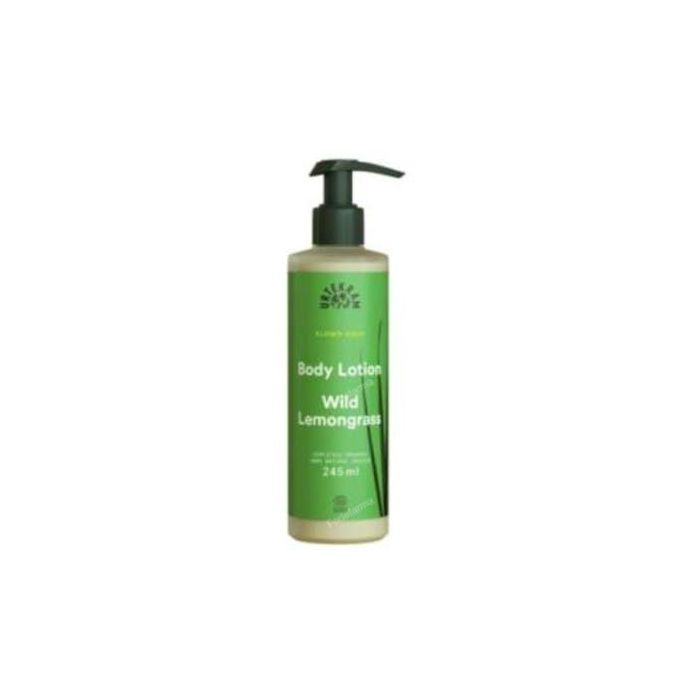 URTEKRAM Leche Corporal Wild Lemongrass 245ml. Ecológica. Hidratante y nutritiva. Certificado COSMOS ORGANIC. Vegano.