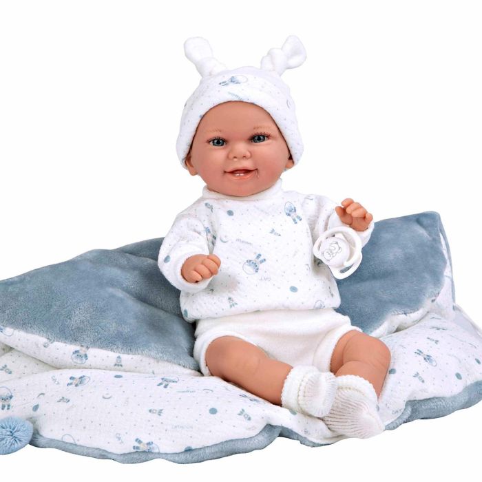 Muñeca elegance 35 cm babyto azul c/manta (muñeco de peso) 1 Muñeca elegance 35 cm babyto azul c/manta (muñeco de peso) 1