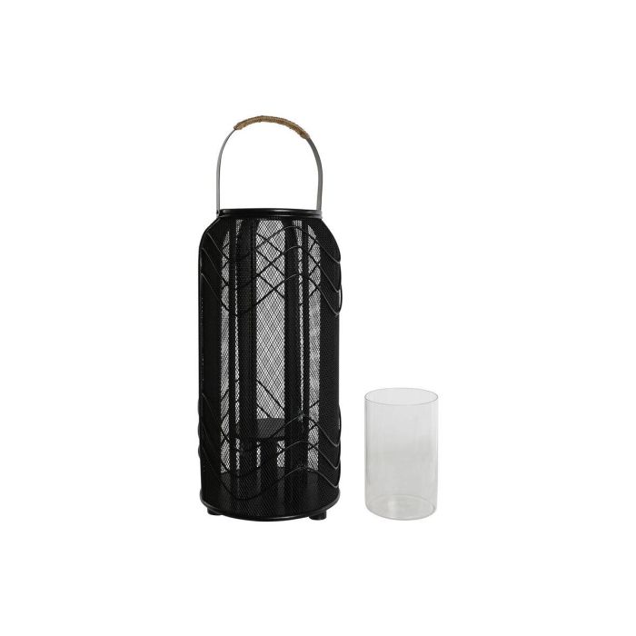 Portavela Colonial DKD Home Decor Negro 21.5 x 43.5 x 21.5 cm 2