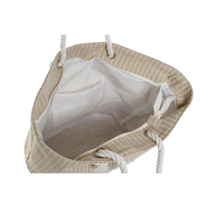 Bolso Mediterraneo DKD Home Decor Beige Azul 16 x 33 x 52 cm (2 Unidades) 2