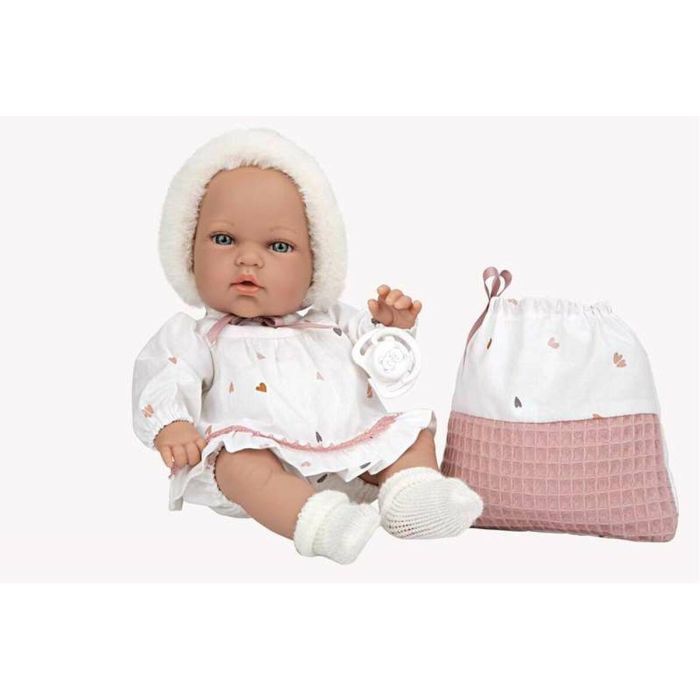 Muñeca elegance 30 cm natal blanco c/bolsa multiusos (cuerpo vinyl, sexo niña) 2