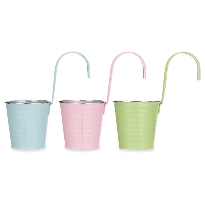 Macetero Para Colgar Zig Zag Filo Plata Surtidos Ibergarden 24X26CM (24 Unidades) 1 Macetero Para Colgar Zig Zag Filo Plata Surtidos Ibergarden 24X26CM (24 Unidades) 1