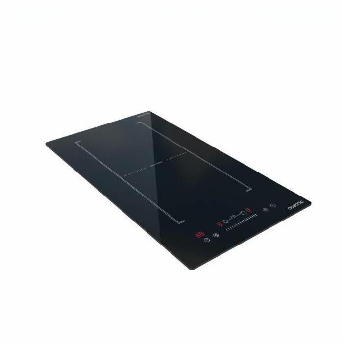 Oceanic OCEATI2Z2BF Dominó de Inducción Empotrable Flex 2 Quemadores 3600W Negro 3