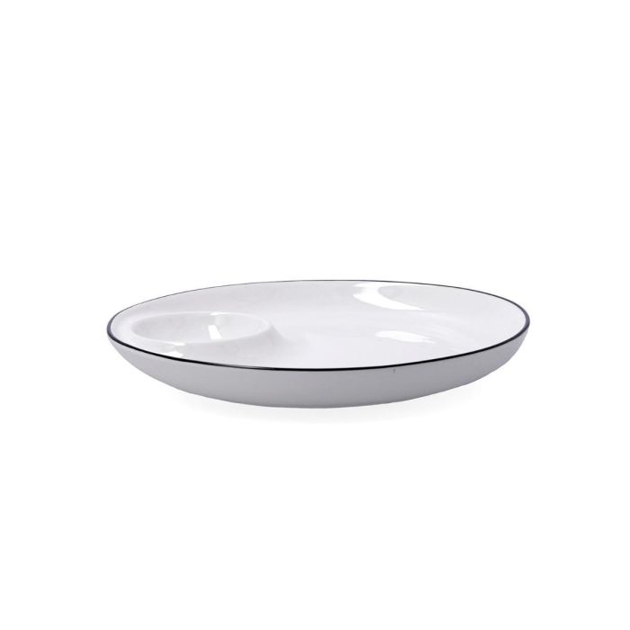 Plato Dipear Porcelana Gastro Black Quid 25 cm 1
