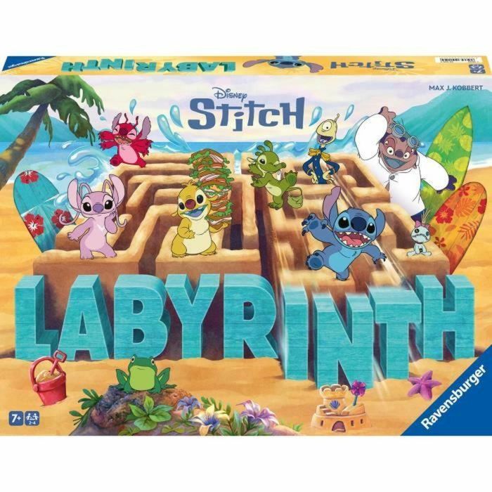 RAVENSBURGER Juego de Mesa Labyrinth Disney Stitch - 2-4 Jugadores, Edad +7 Años, 30 Minutos de Partida