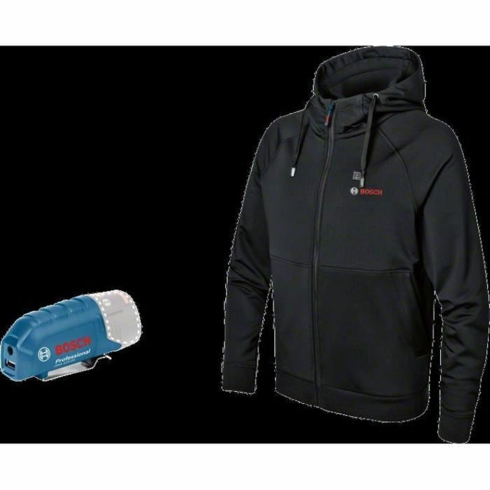 Bosch Professional Chaqueta Calefactable GHH 12+18V XA+GAA 12V-21 Talla 2XL con 3 Zonas de Calefacción y Carga USB 4 Bosch Professional Chaqueta Calefactable GHH 12+18V XA+GAA 12V-21 Talla 2XL con 3 Zonas de Calefacción y Carga USB 4