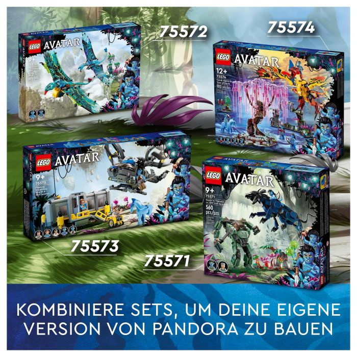 LEGO 75574 Avatar Montañas Flotantes: Sector 26 y Samson de la RDA, Juego de Construcción, 887 Piezas, a Partir de 9 Años