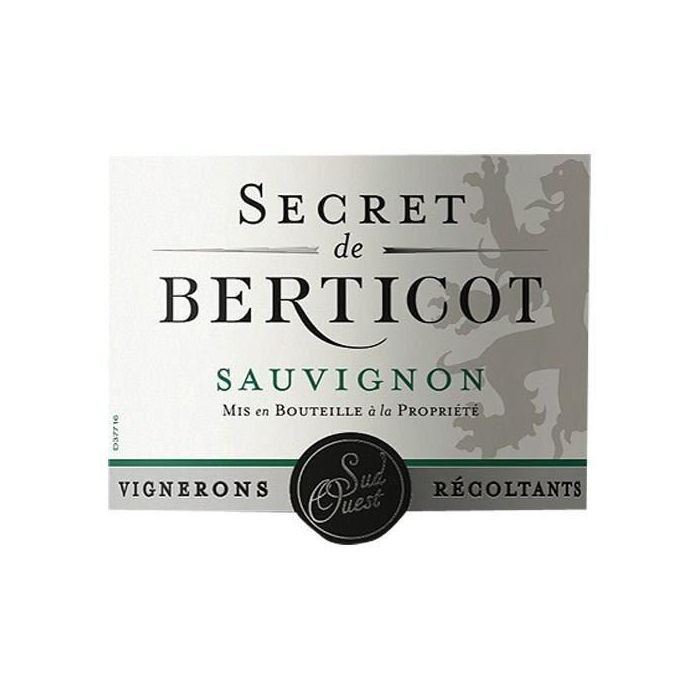Secret de Berticot Sauvignon 2020 Côtes de Duras - Vino blanco del Suroeste