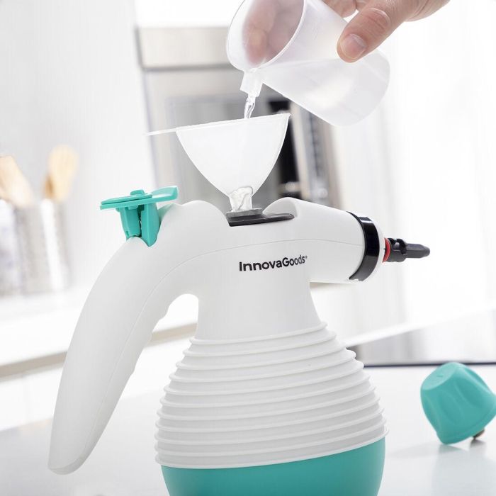 Vaporeta de Mano Multiusos con Accesorios 9 en 1 Steany InnovaGoods 0,35 L 3 Bar 1000W 6 Vaporeta de Mano Multiusos con Accesorios 9 en 1 Steany InnovaGoods 0,35 L 3 Bar 1000W 6