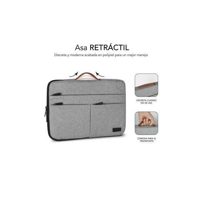 SUBBLIM SUBLS-AP36002 maletines para portátil 35,6 cm (14") Gris 3 SUBBLIM SUBLS-AP36002 maletines para portátil 35,6 cm (14") Gris 3
