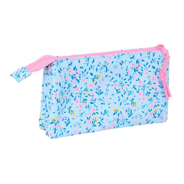 Portatodo Triple Vicky Martín Berrocal Paraíso Rosa Azul claro 22 x 12 x 3 cm 1 Portatodo Triple Vicky Martín Berrocal Paraíso Rosa Azul claro 22 x 12 x 3 cm 1