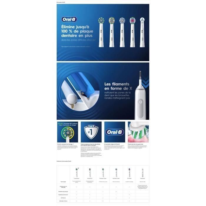 Oral B ORA1684886523275 Cepillos Ultrafinos Filamentos X (FR) x8 5 Oral B ORA1684886523275 Cepillos Ultrafinos Filamentos X (FR) x8 5