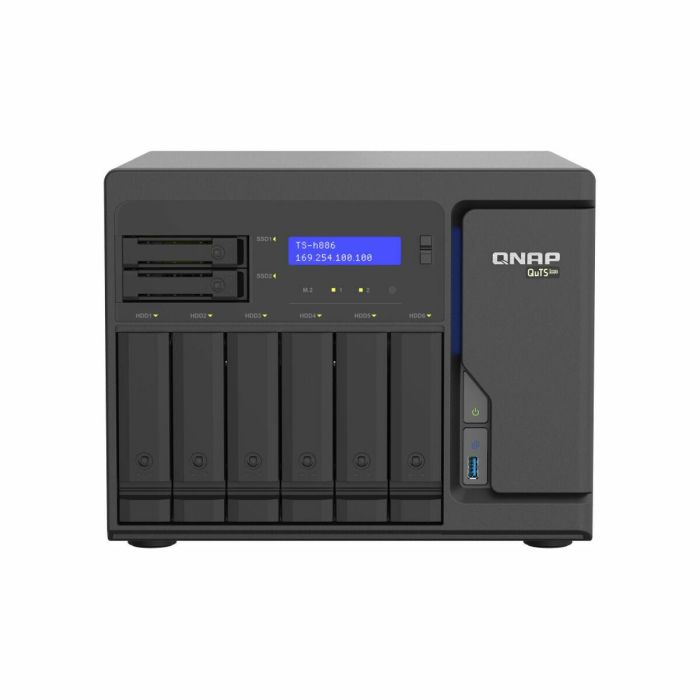 Qnap Servidor NAS TS-H886-D1602-8G 8 Bahías 4x2.5GbE 2