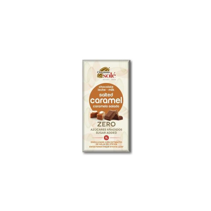 Chocolate Con Leche Caramelo Salado Y Stevia 100Gr
