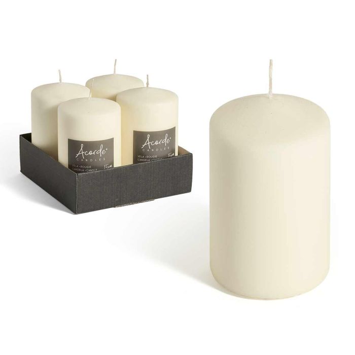 Vela Taco Crema Ancha 15 cm - Acorde (12 Unidades) Vela Taco Crema Ancha 15 cm - Acorde (12 Unidades)