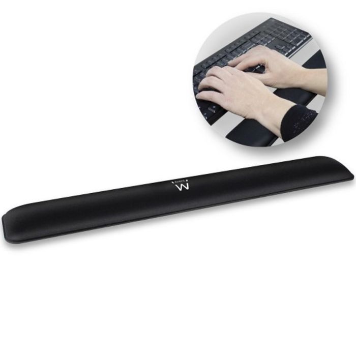 Ewent Almohadilla Ergonómica para la Muñeca EW3180 - Soporte Antideslizante, Espuma Suave, Postura Ergonómica