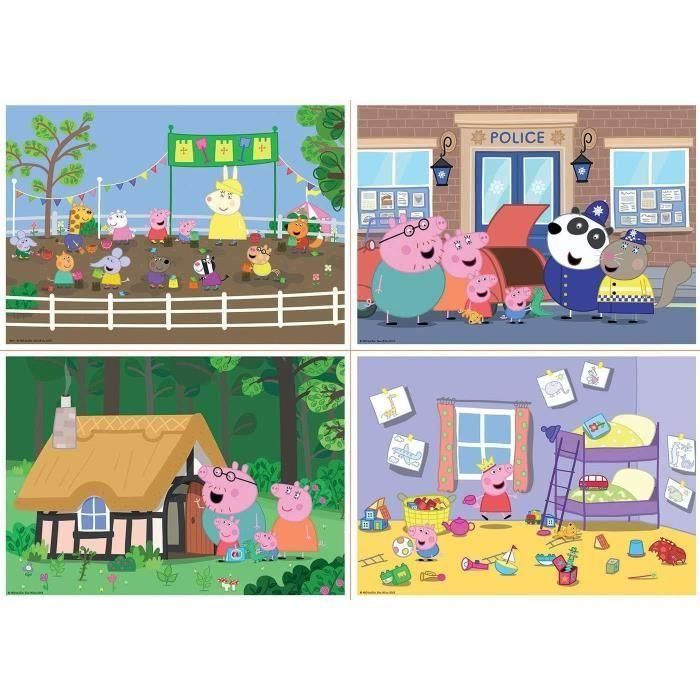 Puzzles Multi 4 Junior Peppa Pig 20-40-60-80 18645 Educa 1