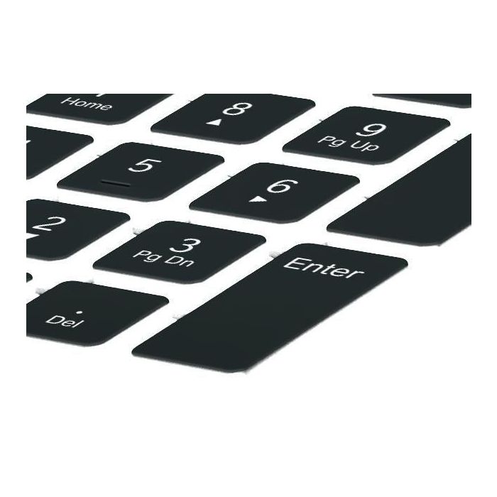 Logitech K280e Teclado USB, Resistente a salpicaduras, Reposamuñecas, Teclas silenciosas, Tamaño completo, Distribución US, Negro 6