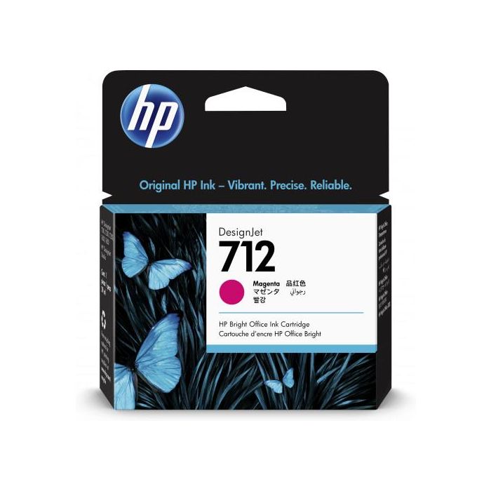 HP Tinta Magenta Designjet T200 - T600 Nº 712 - 29 ML