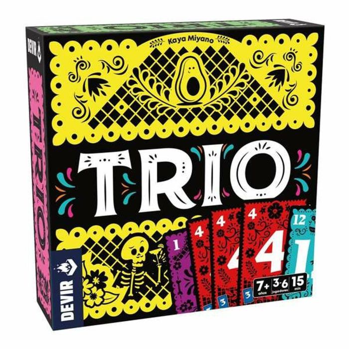 Devir Juego Trio - Juego Educativo de Cartas y Memoria: Busca y Recuerda para Desarrollar Habilidades Cognitivas en Niños y Niñas a partir de 3 años Devir Juego Trio - Juego Educativo de Cartas y Memoria: Busca y Recuerda para Desarrollar Habilidades Cognitivas en Niños y Niñas a partir de 3 años