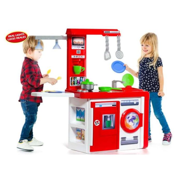 Molto Cocina Infantil con Lámpara, Planchador y 12 Accesorios, 82x81x28 cm 1