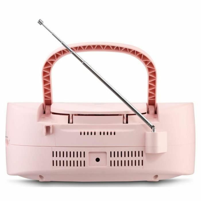 Medion AAAQL64901 Radio CD K7 FM portátil con 2x3W RMS de potencia, color rosa 12