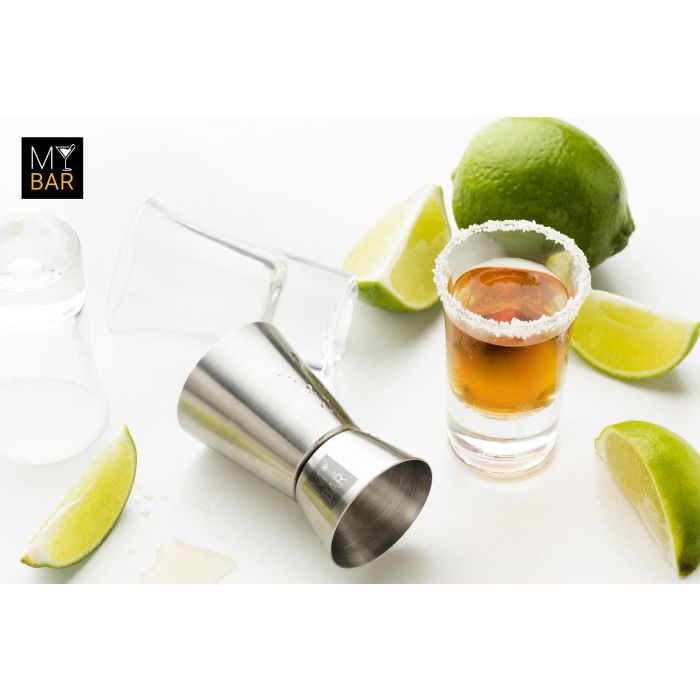 My Bar Medidor Doble para Bebidas de Acero Inoxidable 15/30 ml 8