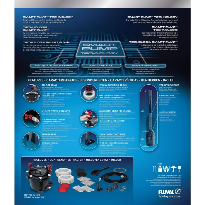 Fluval A214FLU Filtro Externo para Acuario FX4 1000L 5 Fluval A214FLU Filtro Externo para Acuario FX4 1000L 5