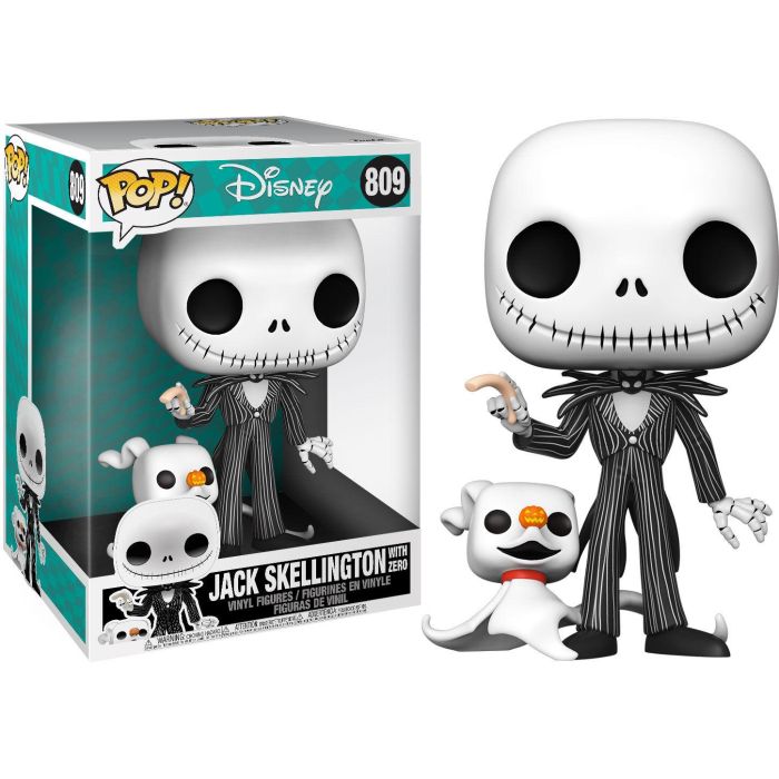 Funko Figura POP Disney Pesadilla Antes de Navidad Jack Skellington con Zero 25cm Vinilo Coleccionable 0 Funko Figura POP Disney Pesadilla Antes de Navidad Jack Skellington con Zero 25cm Vinilo Coleccionable 0