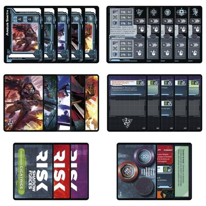 Risk Shadow Forces, juego de estrategia, juego de mesa Legacy para familias y adultos, 13 años, de 3 a 5 jugadores, Avalon Hill 4 Risk Shadow Forces, juego de estrategia, juego de mesa Legacy para familias y adultos, 13 años, de 3 a 5 jugadores, Avalon Hill 4