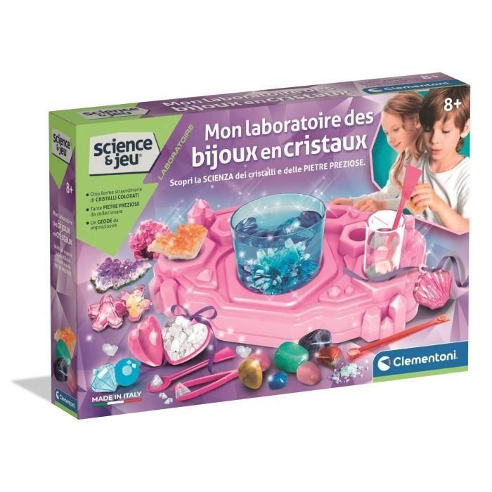 Clementoni CLE8005125529247 - El laboratorio de joyería de cristal