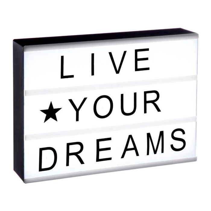 Atmosphera Caja de Mensajes Luminosos LED 30x22x5.5 cm a Pilas 0 Atmosphera Caja de Mensajes Luminosos LED 30x22x5.5 cm a Pilas 0