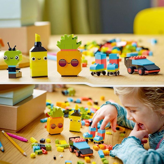 Juego de construccion diversión creativa neón lego classic 4 Juego de construccion diversión creativa neón lego classic 4