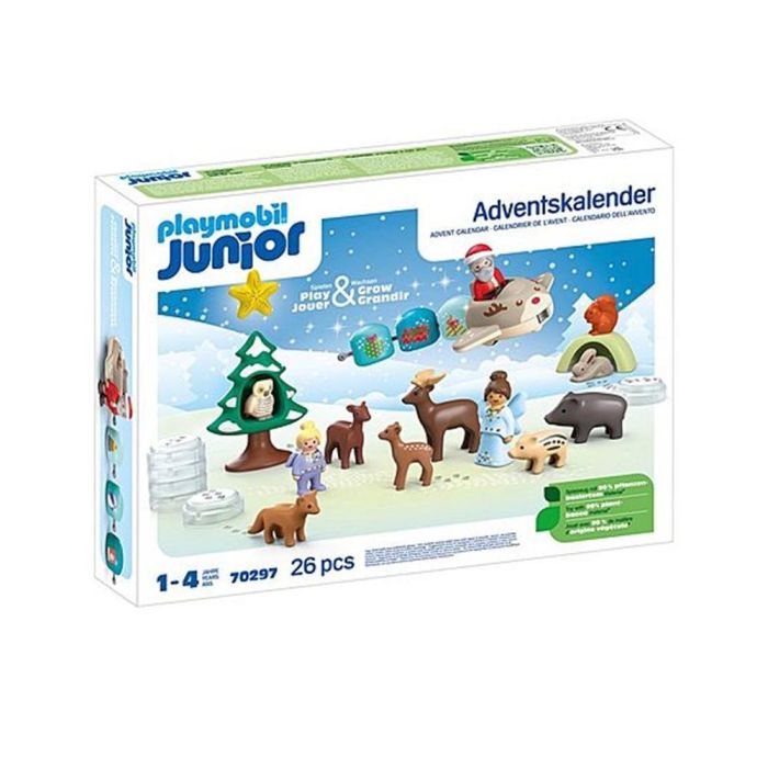 Playmobil Junior Calendario de Adviento Navidad en la Nieve - Juego Educativo para Niños 1-4 Años 0 Playmobil Junior Calendario de Adviento Navidad en la Nieve - Juego Educativo para Niños 1-4 Años 0