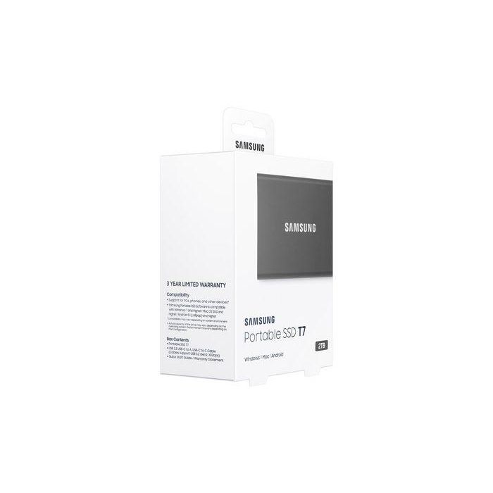 Samsung MU-PC2T0T/WW Disco Externo SSD Portátil T7 Touch 2TB USB 3.2 Gen2 hasta 1050 MB/s con Encriptación AES 256 Gris 9 Samsung MU-PC2T0T/WW Disco Externo SSD Portátil T7 Touch 2TB USB 3.2 Gen2 hasta 1050 MB/s con Encriptación AES 256 Gris 9
