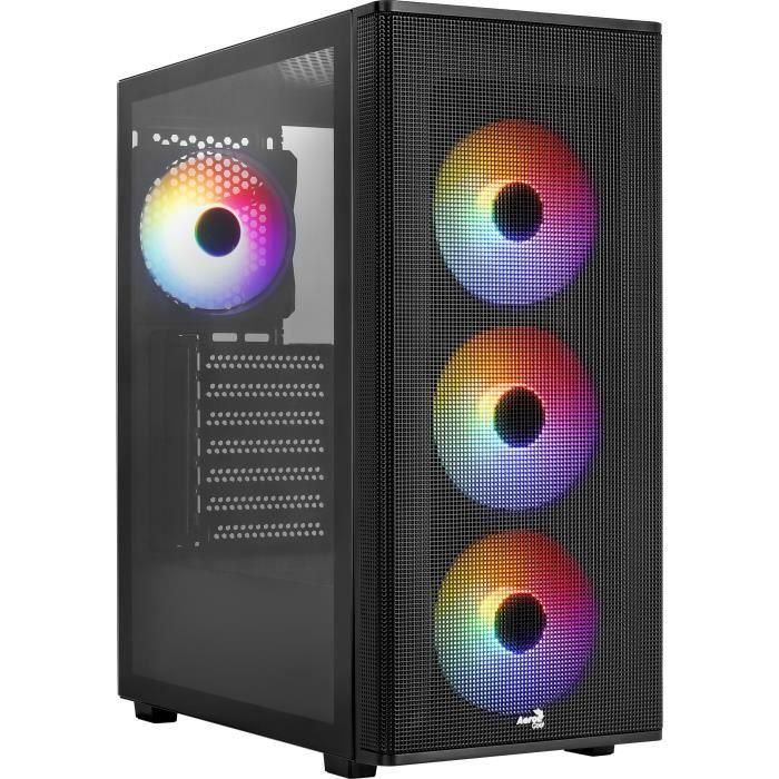 Caja para PC - AEROCOOL - Designer G v1 (Negro) - Torre media - Formato ATX - Sin fuente de alimentación