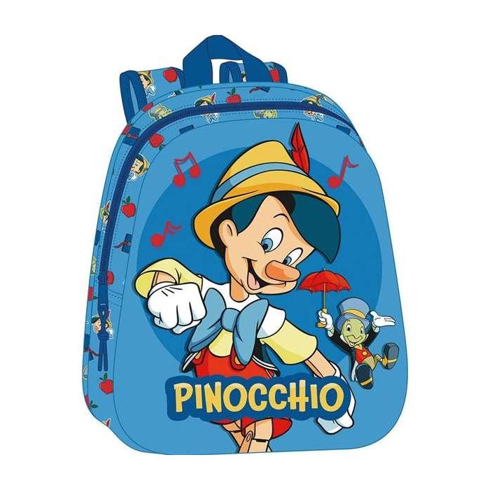 Safta Mochila 3D Pinocchio 27x33x10cm 0 Safta Mochila 3D Pinocchio 27x33x10cm 0