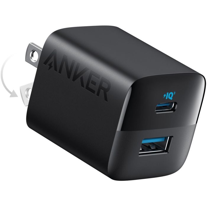 Anker Charger 323 33W 1 x USB-A 1 x USB-C PIQ 3.0 para Carga Rápida Universal Color Negro