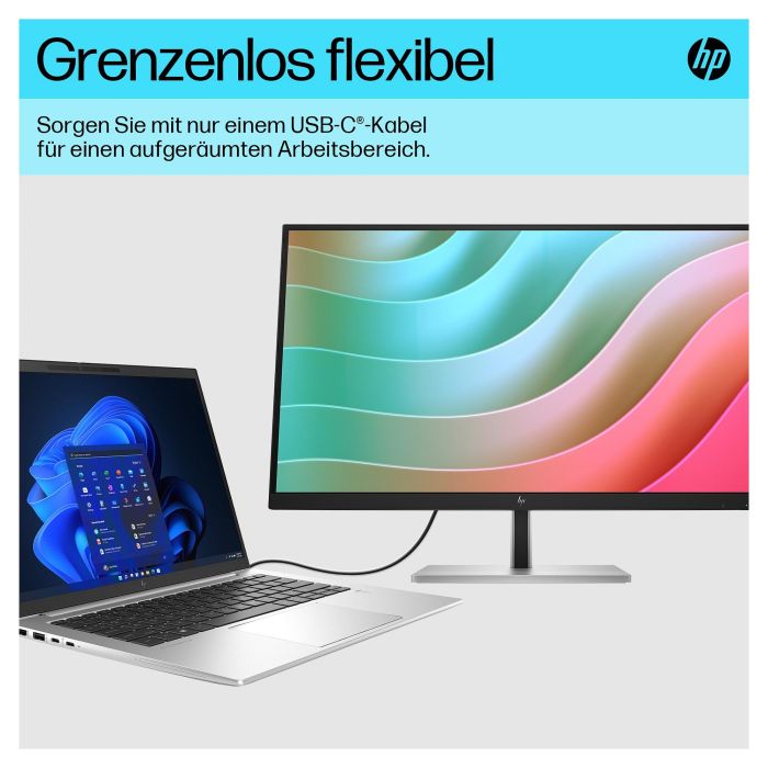 HP E27k G5 68,6cm/27" 4K UHD IPS 3840x2160 5ms 60Hz HDMI DisplayPort USB-C Negro/Plata 8