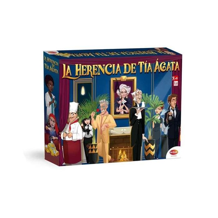 Bizak 62855053 Juego de mesa La Herencia de Tía Ágata para +8 años